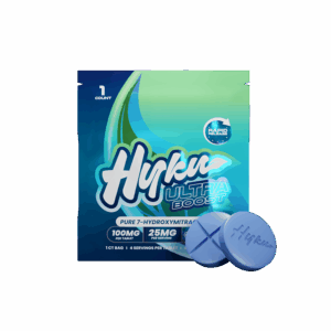 HYKU ULTRA BOOST BLUE RAZZ 1CT 100MG