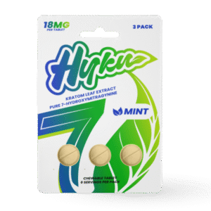 HYKU 7-HYDROXY MINT 18MG 3PK BLISTER PACK