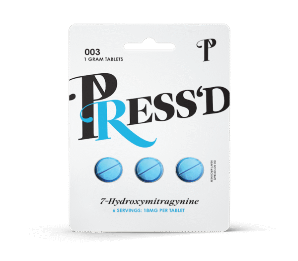 PRESSED 7-HYDROXY BLUE RASBERRY 18MG 3CT
