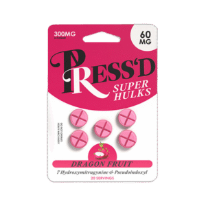 PRESSED 7-HYDROXY DRAGON FRUIT 300MG 5CT